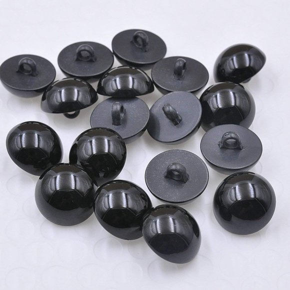 40pcs Mushroom Domed Round Buttons, Can Be Used As Eyes for Stuffed Animals - Picture 1 of 6